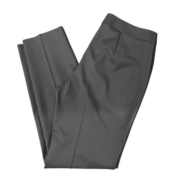 Lafayette 148 Pant Size 6 Wool Elastane Gray Taupe Stretch Career Trouser - Picture 3 of 10